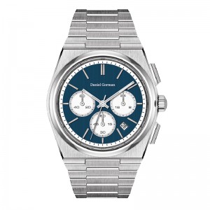 Смотреть мужчина запястья из нержавеющей стали многофункциональные Quartz Watch DG9004