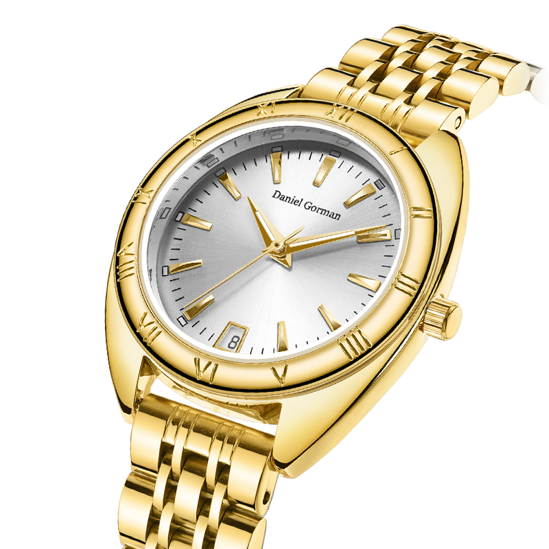 Даниэль Горман AN22415 Уникальный дизайн роскошная мода Watch Watch Gold Ice Bound Wath